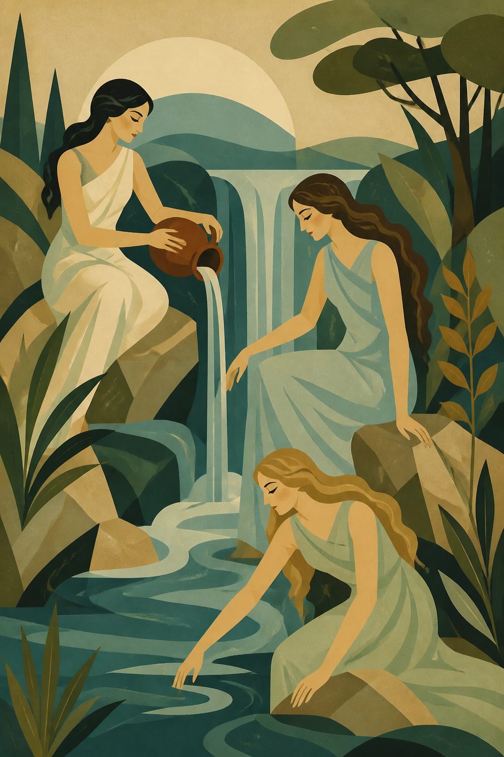 Naiads — Springs · Rivers · Wells